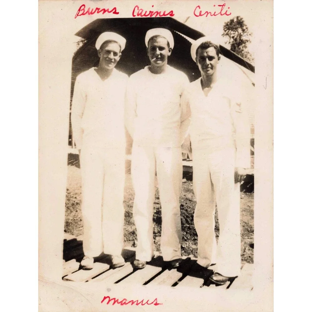 Set of 3 Vintage Seabees Sailor Photos‎ Manus Island WWII - Picture 6 of 7